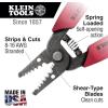imageKlein Tools 11049 Wire Stripper  Cutter Made in USA Compact Lightweight Hardened Steel Precision Ground for Stranded Wires