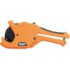 imageKlein Tools 50044 Ratcheting PVC Pipe Cutter Tool 114 Inch ID Cutting Capacity for PVC CPVC and PEX Pipes OneHanded Blade Retraction