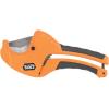 imageKlein Tools 50063 Ratcheting PVC Pipe Cutter Cuts 114Inch ID PVC CPVC PEX Pipes OneHanded Operation Replaceable Blades