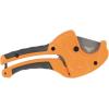 imageKlein Tools 50063 Ratcheting PVC Pipe Cutter Cuts 114Inch ID PVC CPVC PEX Pipes OneHanded Operation Replaceable Blades