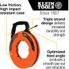 imageKlein Tools 50375 75Foot Fish Tape HiFlex Polyester Electrical Wire Pulling Solution for Flexibility and Strength75 x 14 229 m x 48 mm