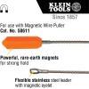 imageKlein Tools 50611ML Wire Puller Replacement Leader StainlessSteel Leader with Eyelet for Easy Wire and Cable Pulling Rare Earth Magnet1 Count Pack of 2