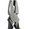 imageKlein Tools J2139NECR Journeyman Pliers Connector Crimp Side Made in USA With HighLeverage Design Featuring Crimping Die Behind Hinge 9InchWith Crimping