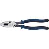 imageKlein Tools J2139NECR Journeyman Pliers Connector Crimp Side Made in USA With HighLeverage Design Featuring Crimping Die Behind Hinge 9InchWith Fish Tape Pulling