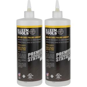 imageKlein Tools 51013 Wax Lubricant Made in USA Premium Synthetic Wax Wire and Cable Pulling Lubricant 5Gallon32 Count Pack of 2