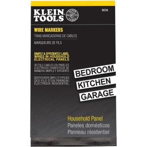 imageKlein Tools 56254 Wire Marker Book Household Electrical Panel